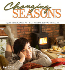 2012 Fall Newsletter - Changing Seasons - High Country HVAC